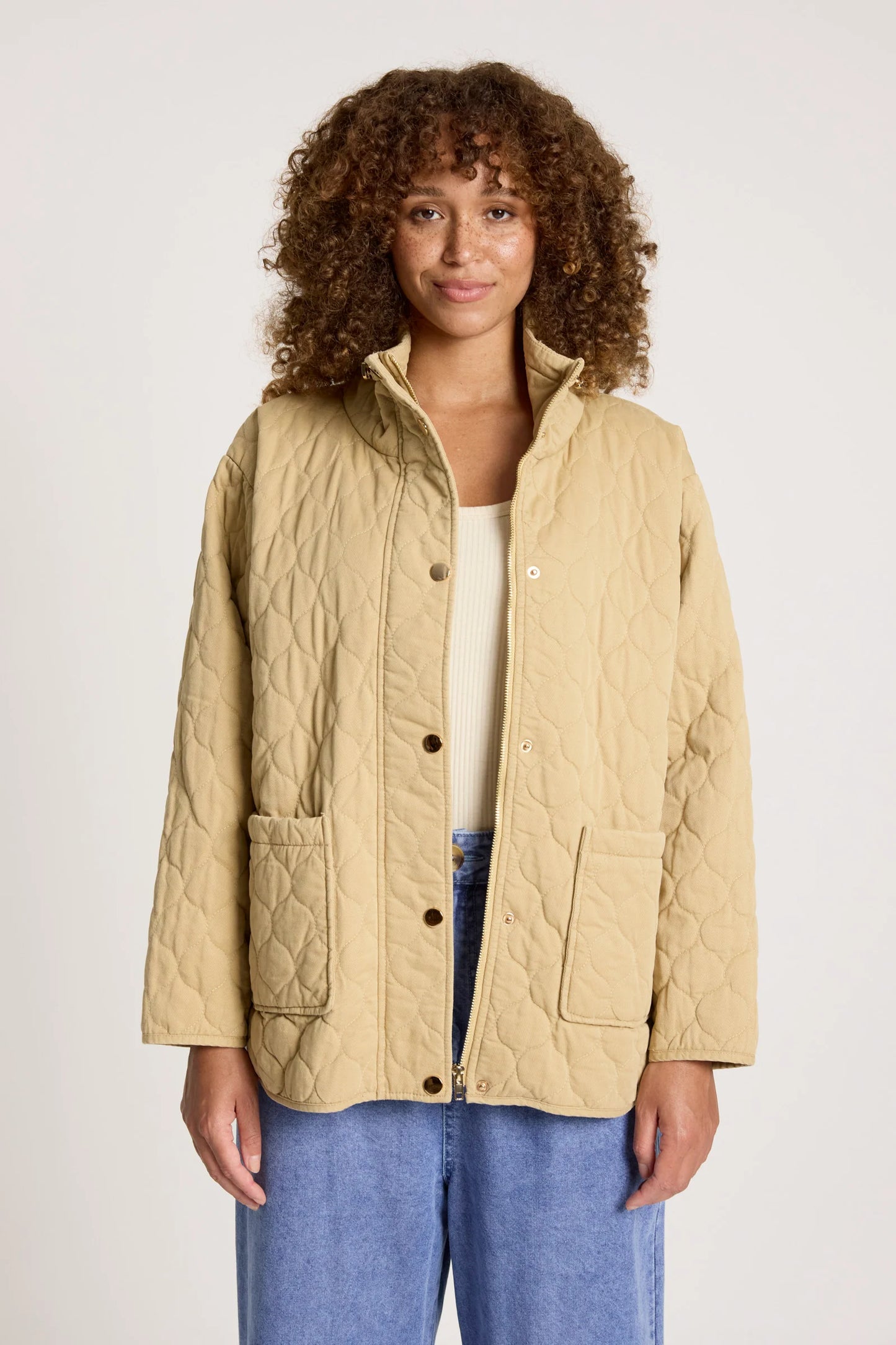 EB+IVE - Sansi Quilted Jacket - Dune