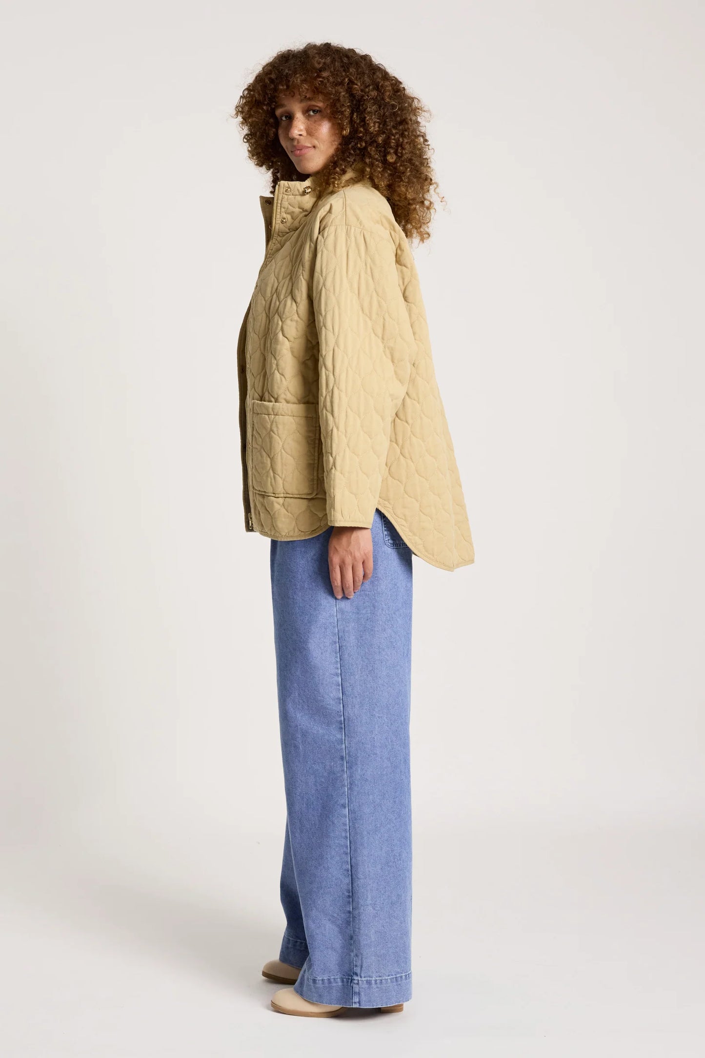 EB+IVE - Sansi Quilted Jacket - Dune