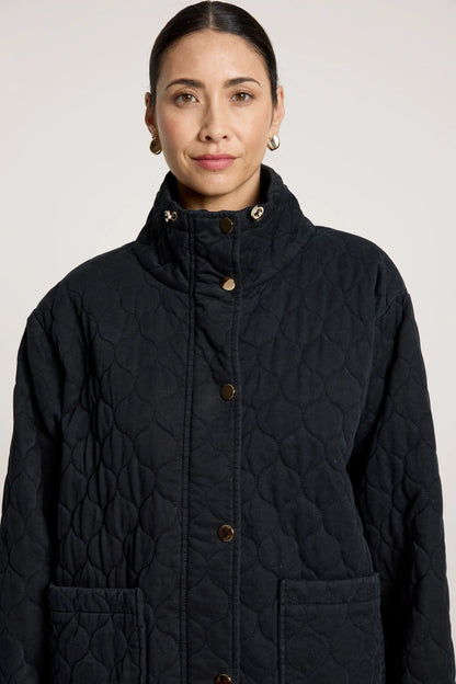 EB+IVE - Sansi Quilted Jacket - Black