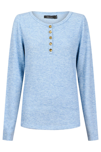 EB+IVE - Rumi Long Sleeve Top - Lake