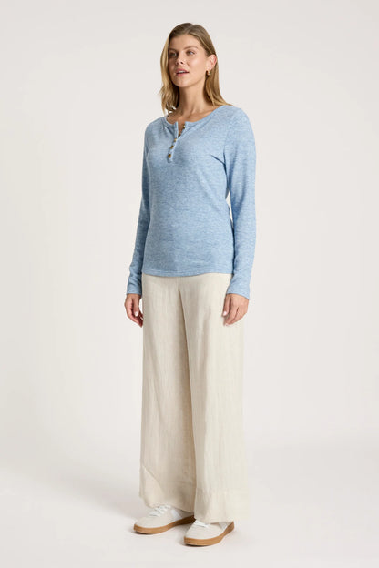 EB+IVE - Rumi Long Sleeve Top - Lake