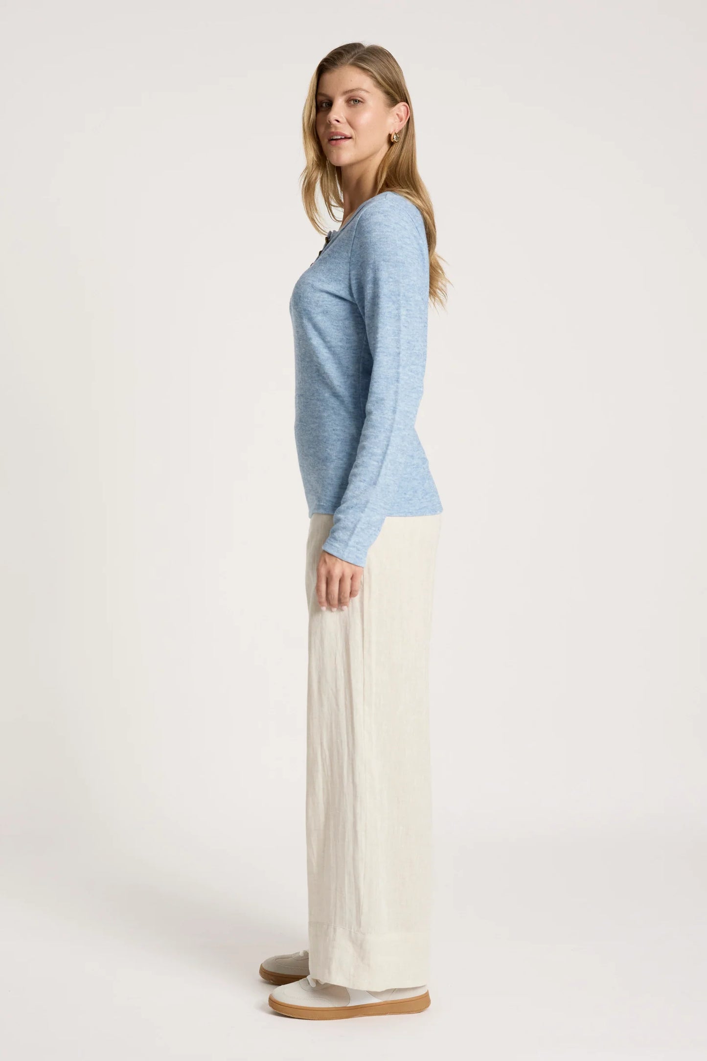 EB+IVE - Rumi Long Sleeve Top - Lake