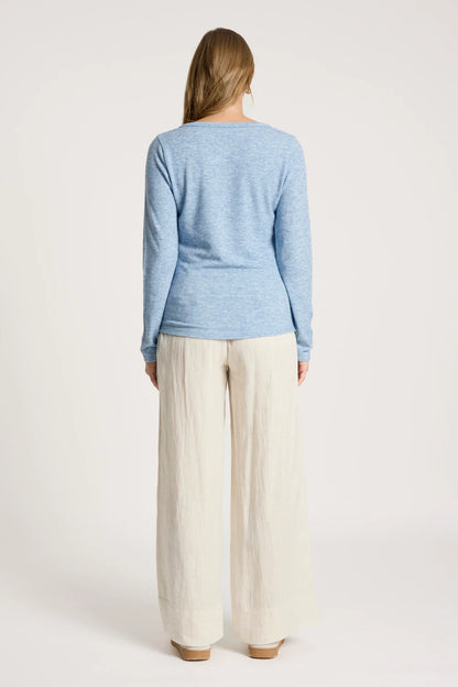 EB+IVE - Rumi Long Sleeve Top - Lake