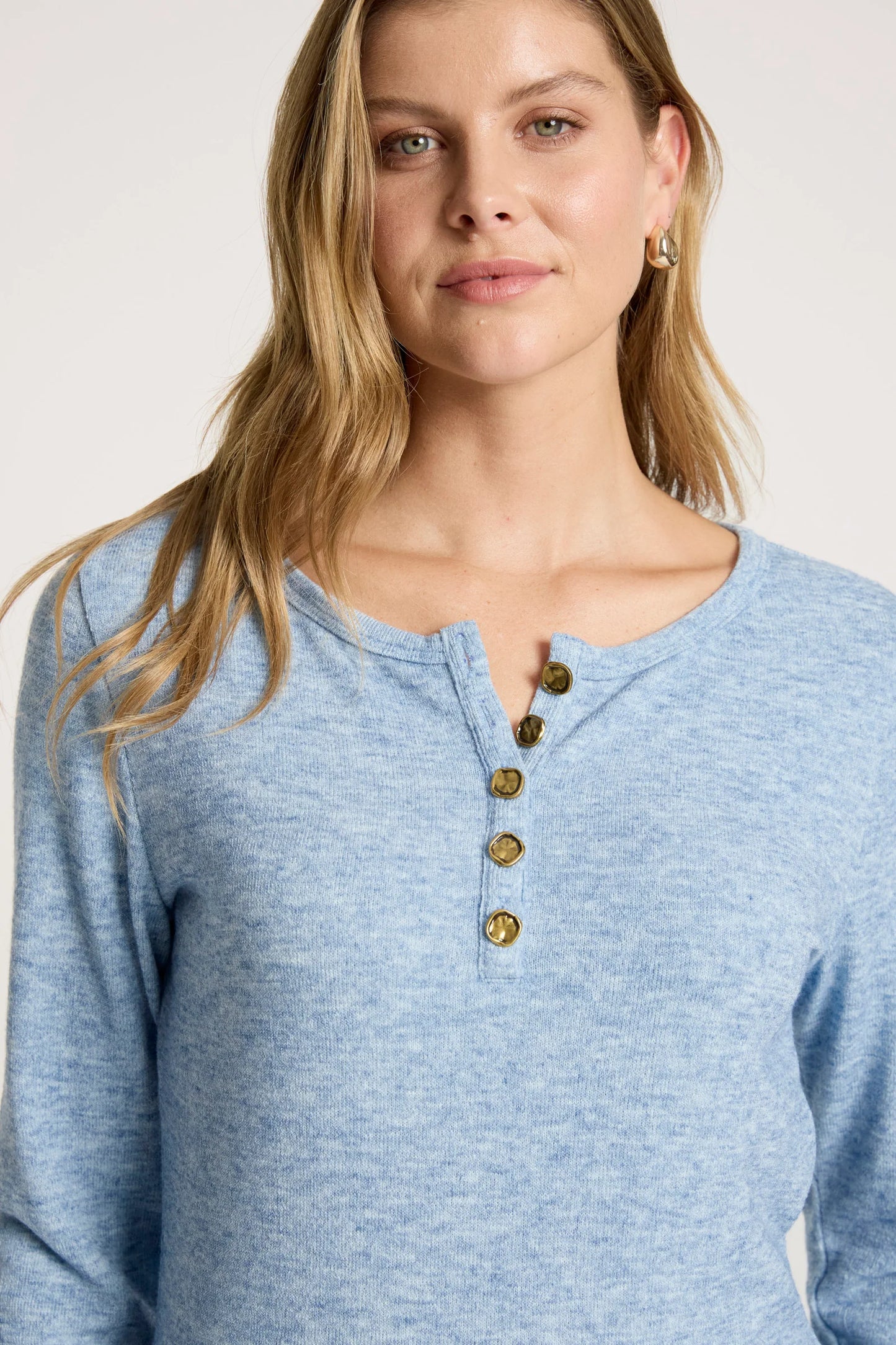 EB+IVE - Rumi Long Sleeve Top - Lake