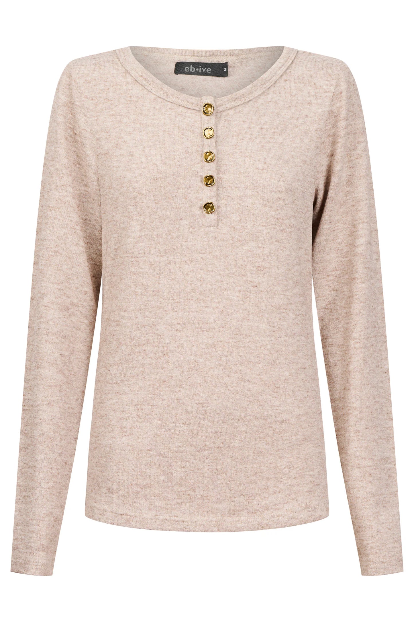 EB+IVE - Rumi Long Sleeve Top - Bisque