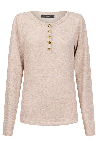 EB+IVE - Rumi Long Sleeve Top - Bisque