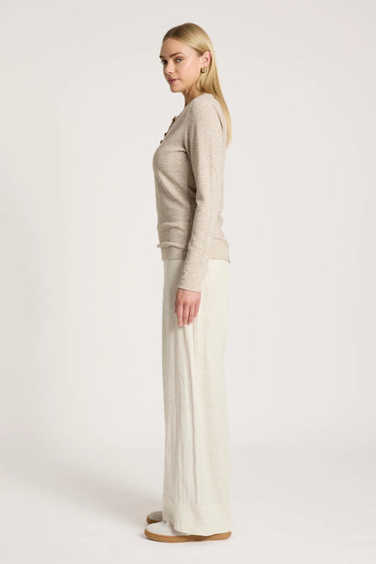 EB+IVE - Rumi Long Sleeve Top - Bisque