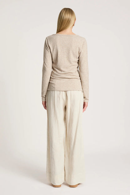 EB+IVE - Rumi Long Sleeve Top - Bisque
