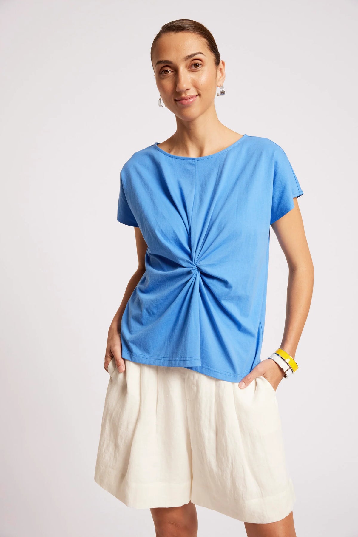 EB+IVE - Casa Twist Tshirt - Marine
