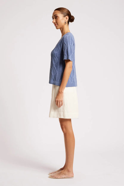 EB+IVE - Casa Cable V Knit - Marine