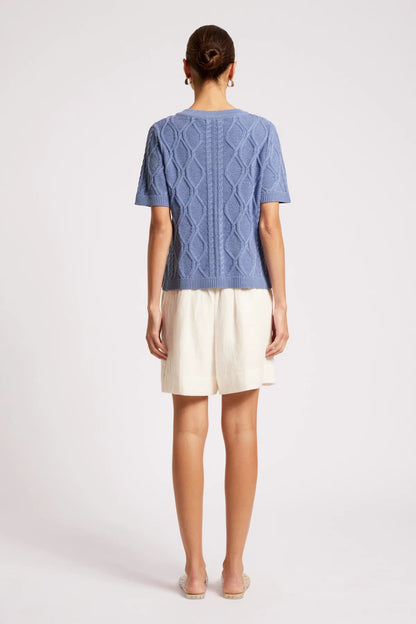EB+IVE - Casa Cable V Knit - Marine