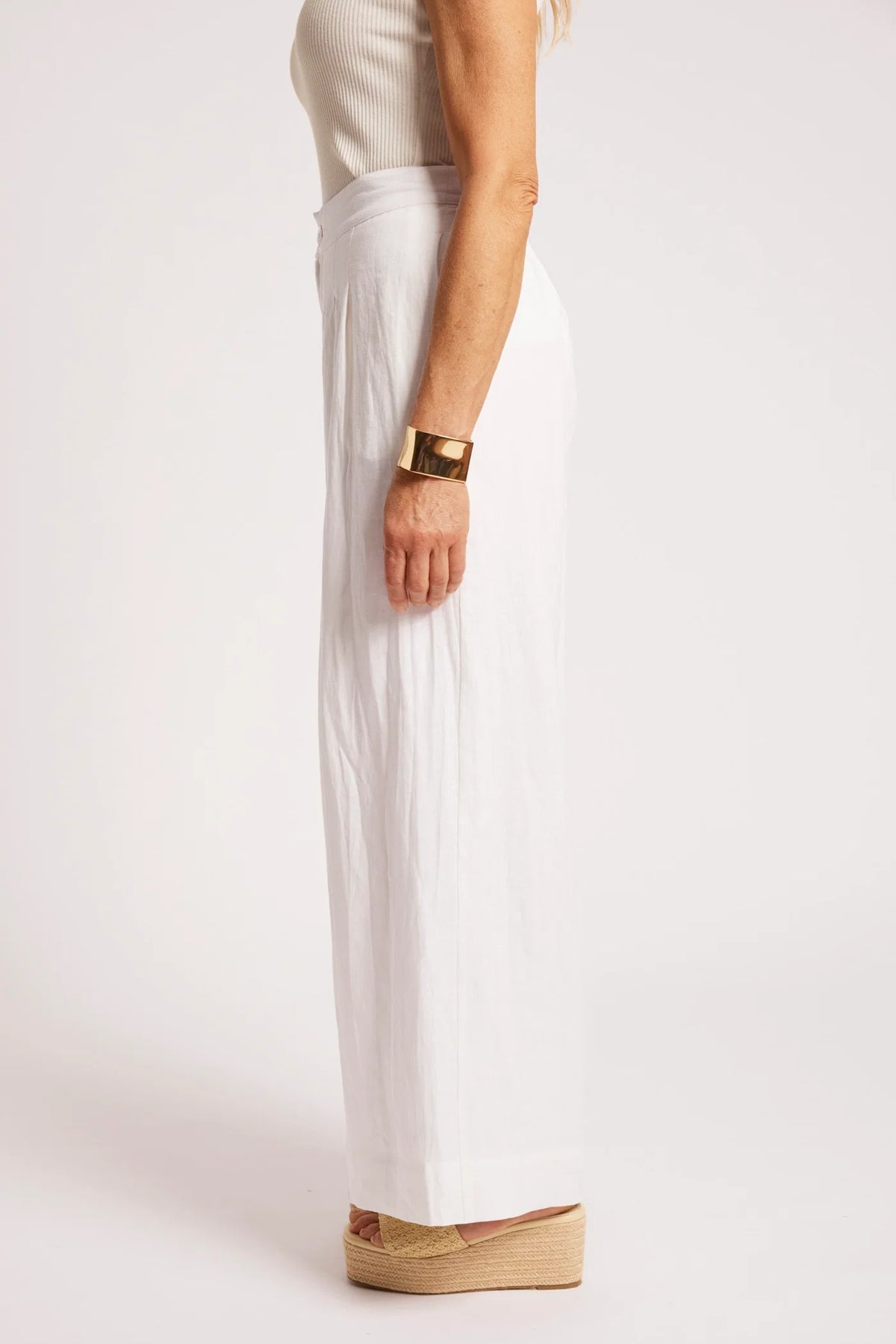 EB+IVE - Cove Palazzo Pant - White