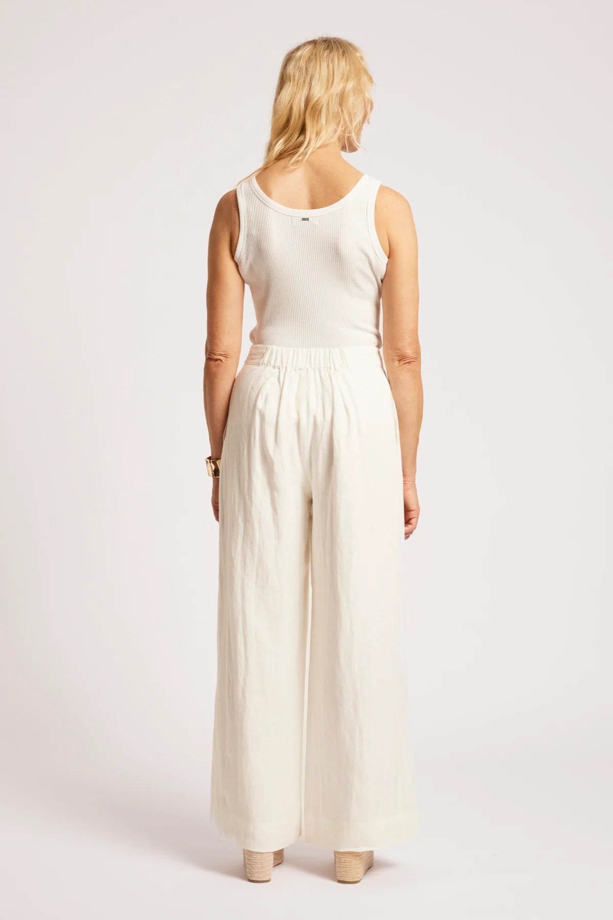 EB+IVE - Cove Palazzo Pant - White