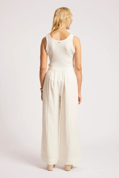 EB+IVE - Cove Palazzo Pant - White