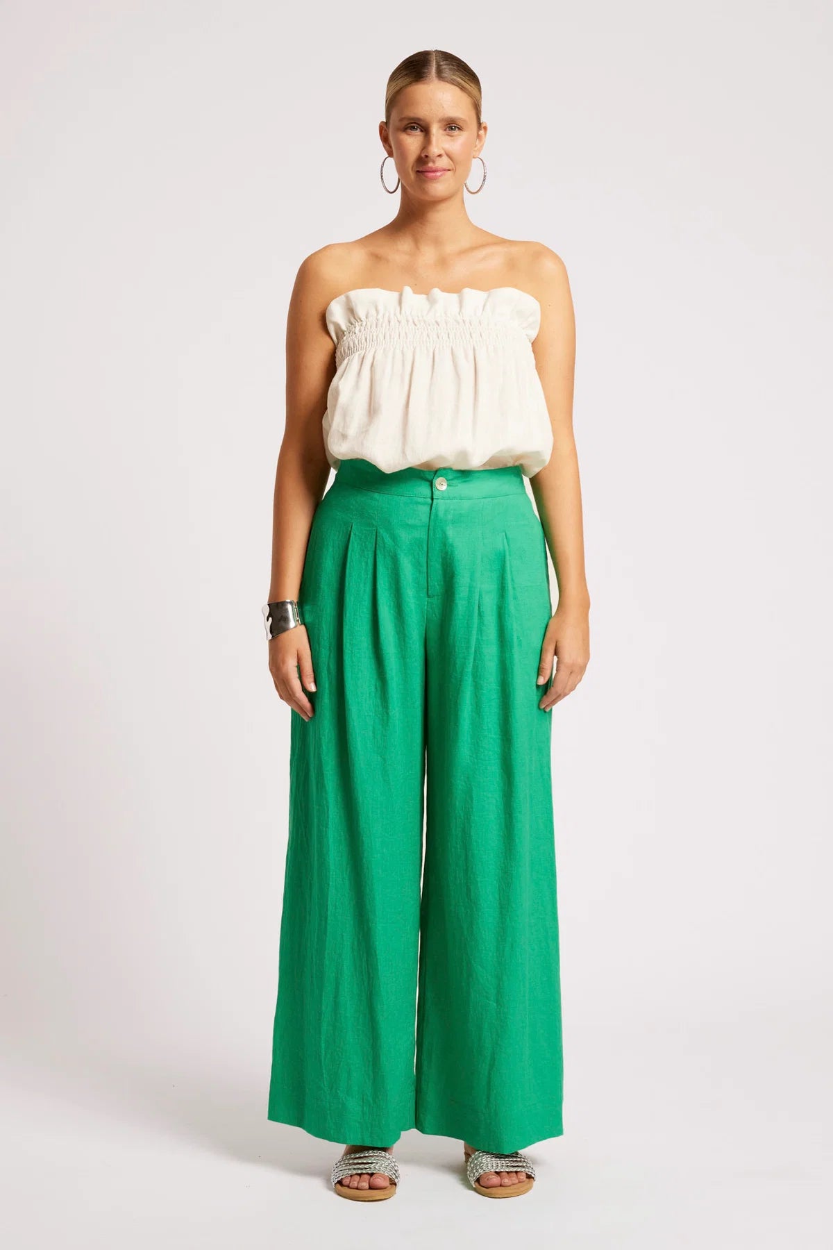 EB+IVE - Cove Palazzo Pant - Jade