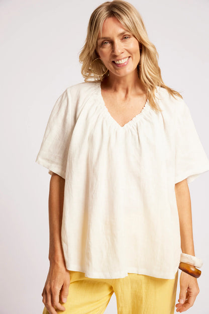 EB+IVE - Cove Relaxed Top - White