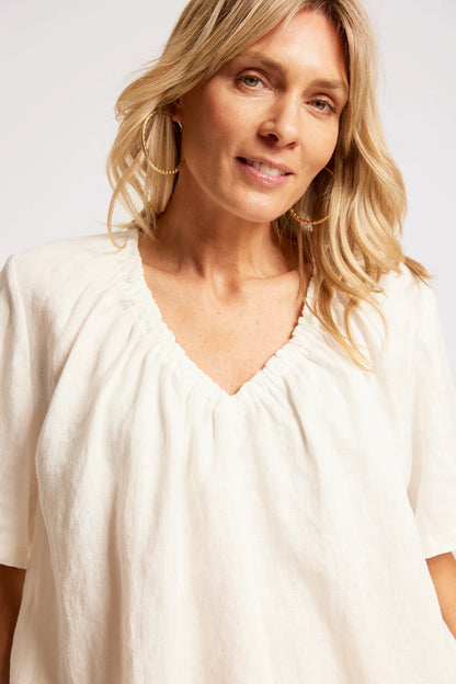 EB+IVE - Cove Relaxed Top - White