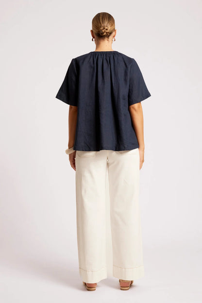 EB+IVE - Cove Relaxed Top - Indigo