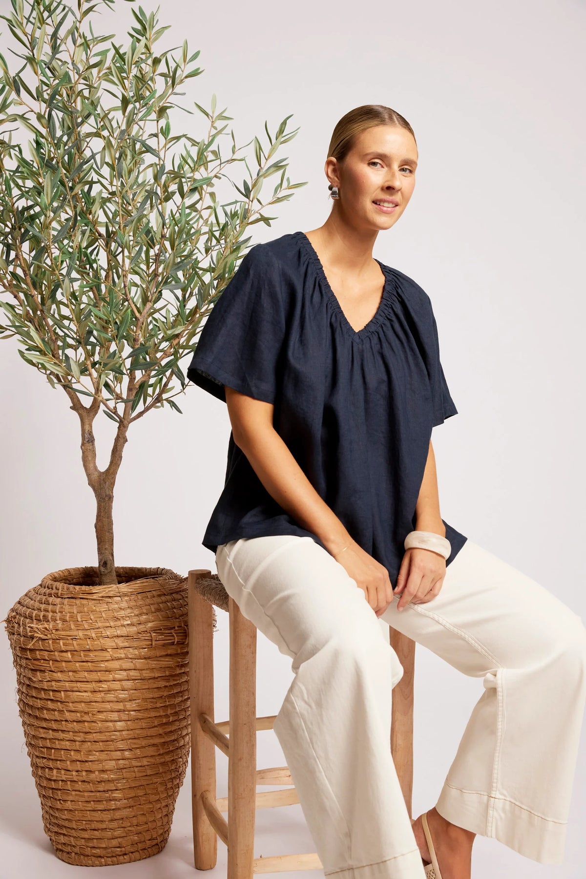 EB+IVE - Cove Relaxed Top - Indigo