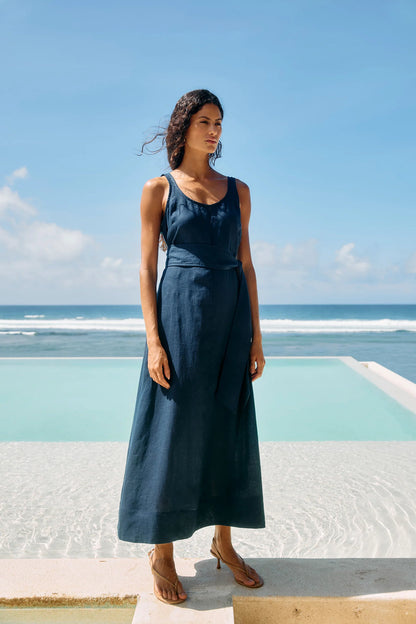 EB+IVE - Cove Tank Maxi Dress - Indigo