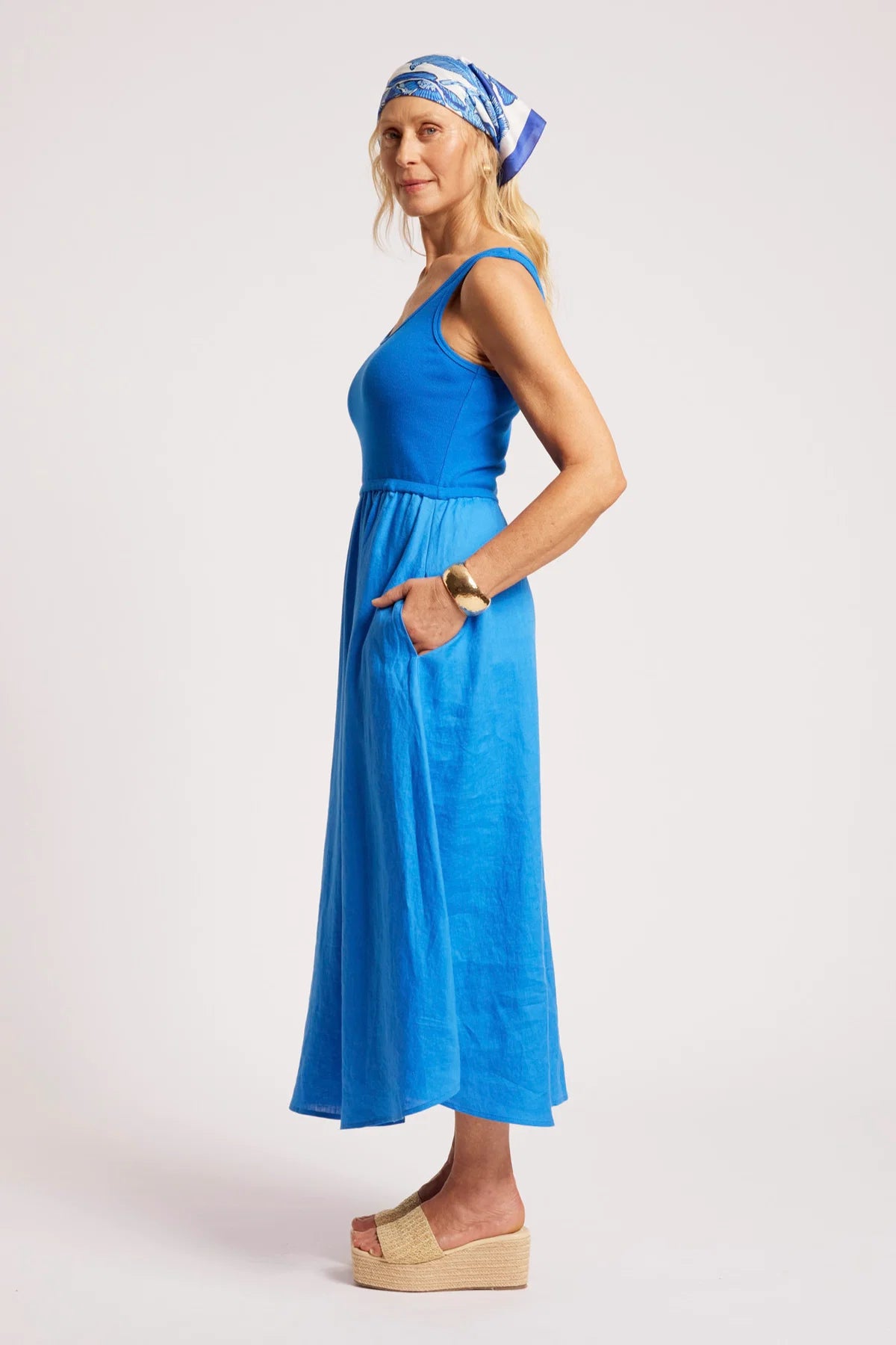 EB+IVE - Maris Tank Maxi Dress - Marine