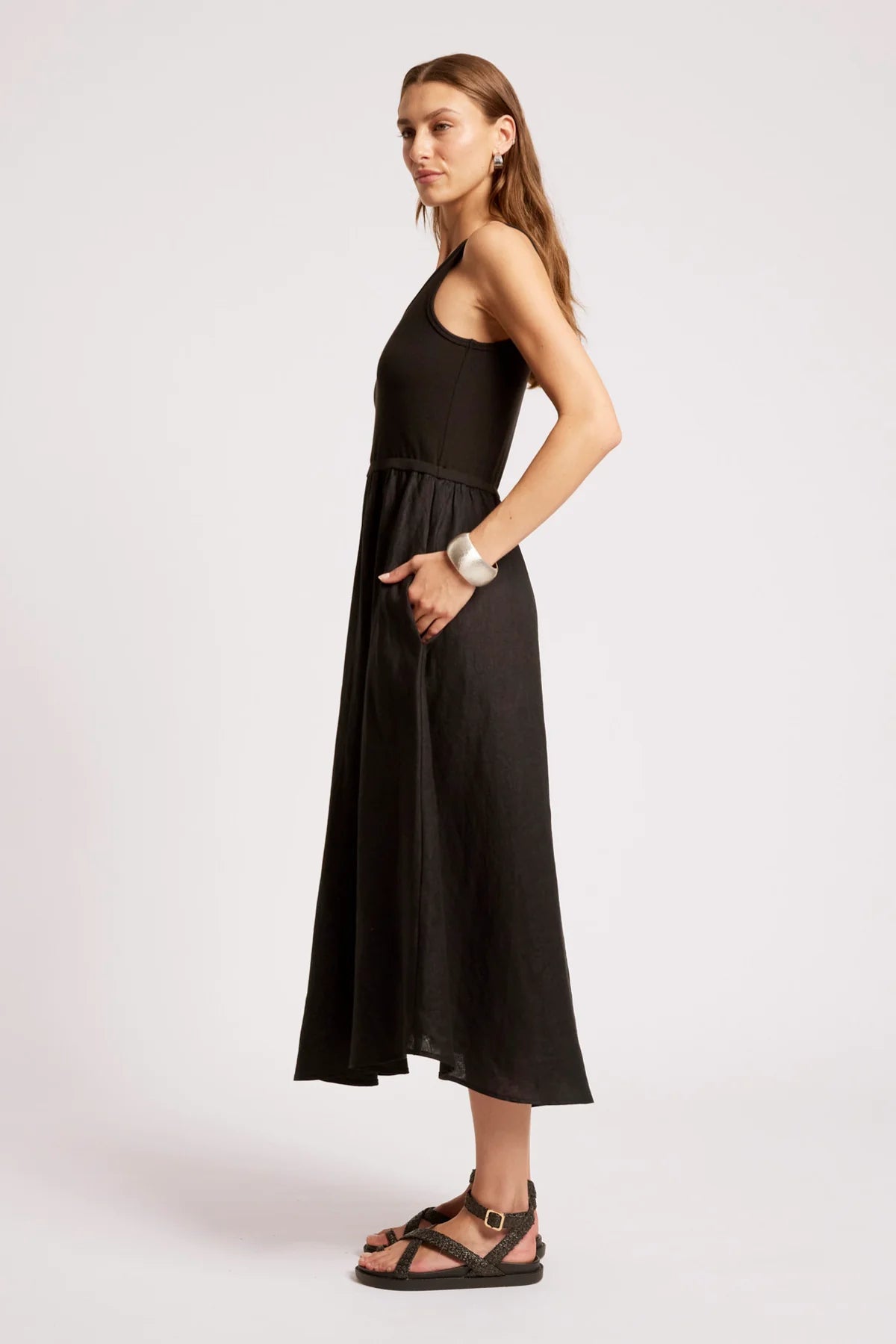 EB+IVE - Maris Tank Maxi Dress - Black