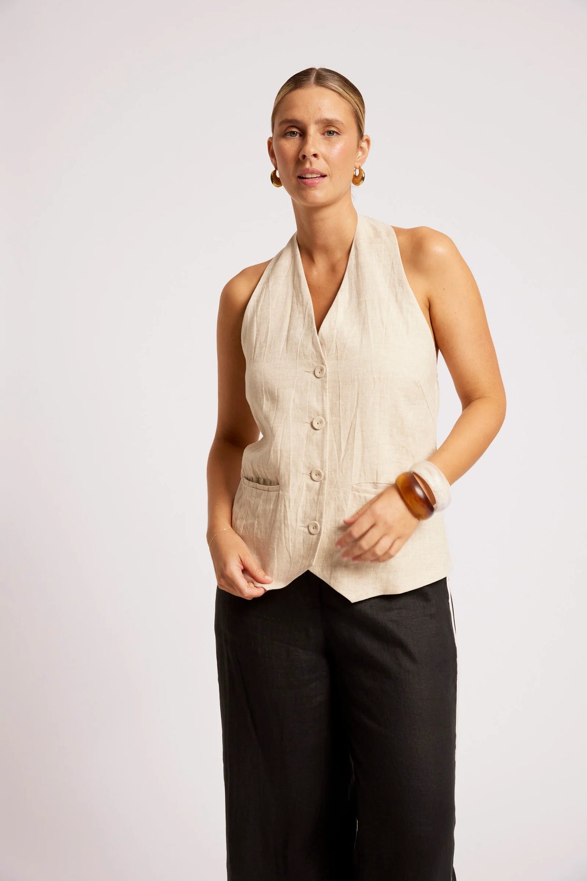 EB+IVE - Maris Halter Vest - Tusk