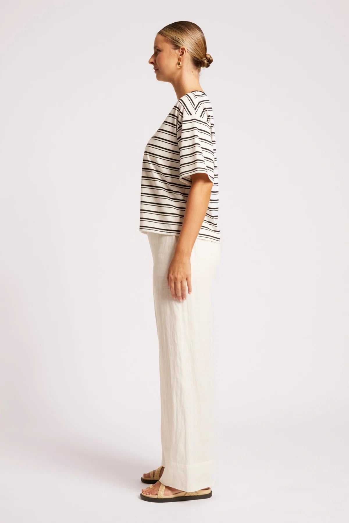 EB+IVE - Paloma Striped Tshirt - Black/White