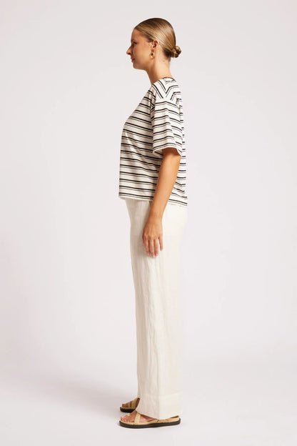 EB+IVE - Paloma Striped Tshirt - Black/White