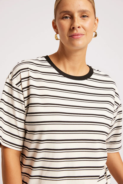 EB+IVE - Paloma Striped Tshirt - Black/White