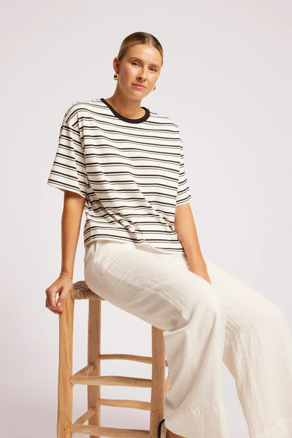 EB+IVE - Paloma Striped Tshirt - Black/White