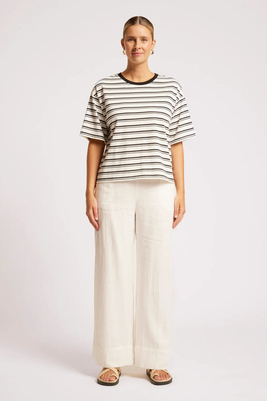 EB+IVE - Paloma Striped Tshirt - Black/White