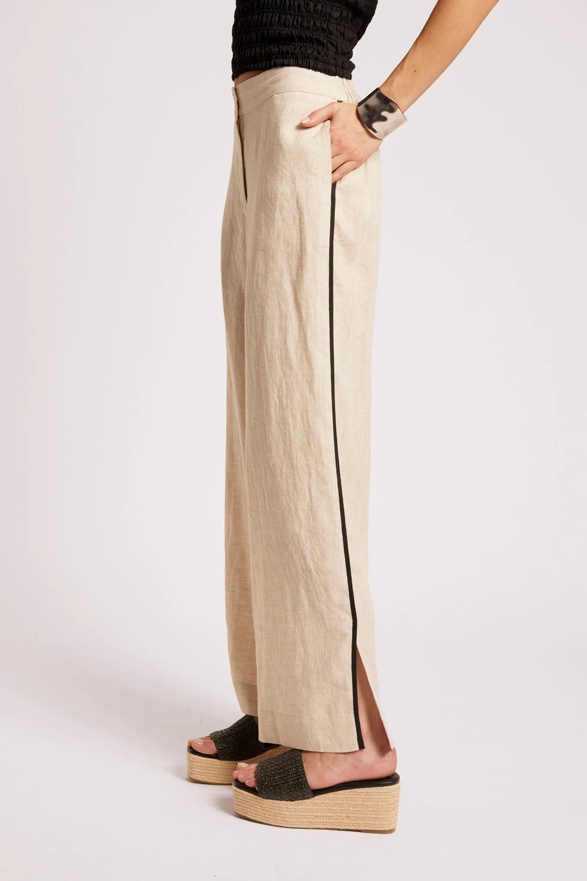 EB+IVE - Maris Splice Pant - Tusk/Black
