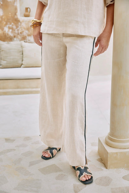 EB+IVE - Maris Splice Pant - Tusk/Black