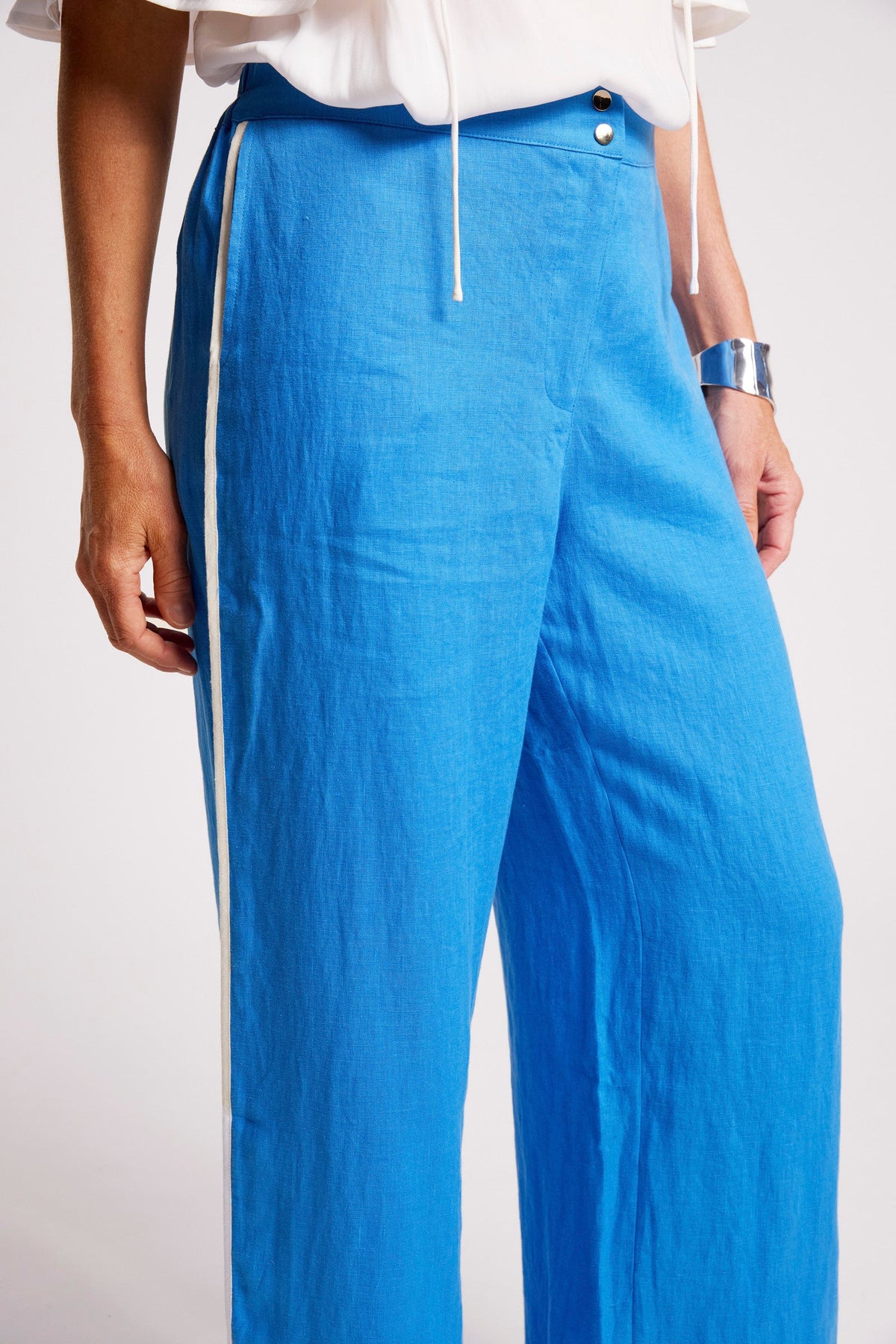 EB+IVE - Maris Splice Pant - Marine/White