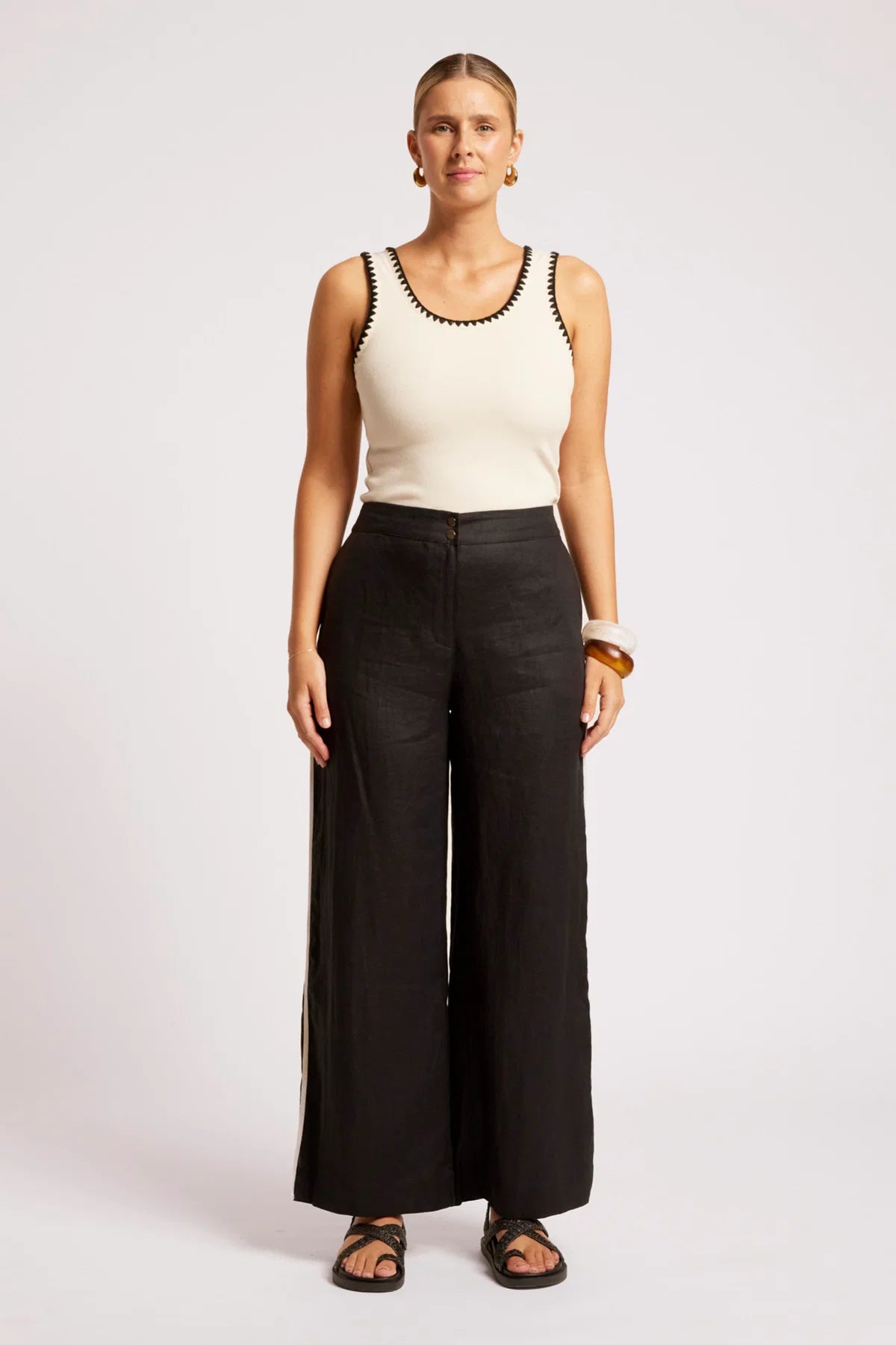 EB+IVE - Maris Splice Pant - Black/Tusk