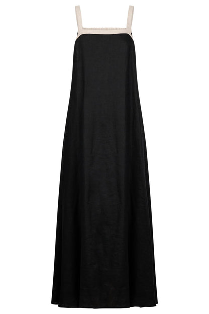 EB+IVE - Maris Splice Tank Maxi Dress - Black/Tusk