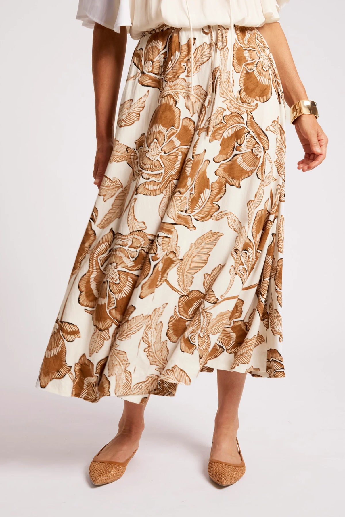 EB+IVE - Gaia Maxi Skirt - Dune