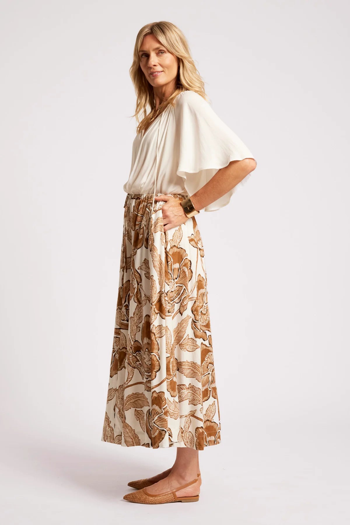 EB+IVE - Gaia Maxi Skirt - Dune