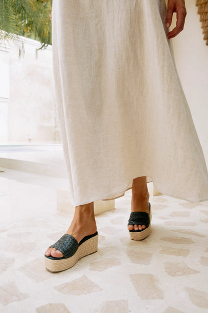 EB+IVE - Paloma Wedge - Black