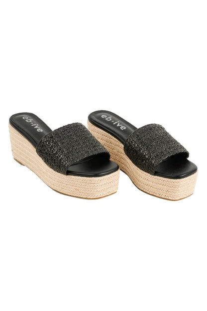 EB+IVE - Paloma Wedge - Black