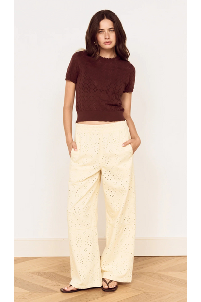 MINKPINK - Calla Knit Tee - Brown
