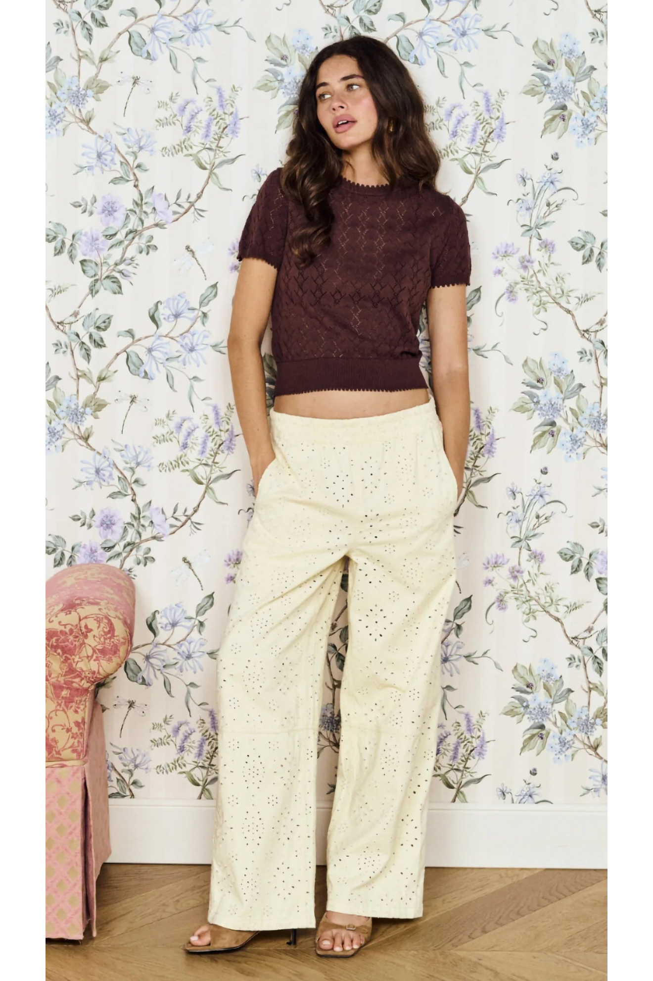 MINKPINK - Calla Knit Tee - Brown