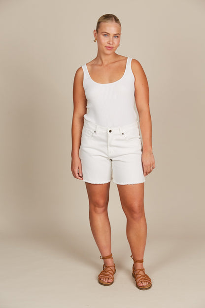 Isle Of Mine - Duke Denim Short - Salt
