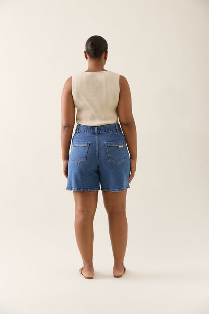 Isle Of Mine - Margot Denim Short - Denim