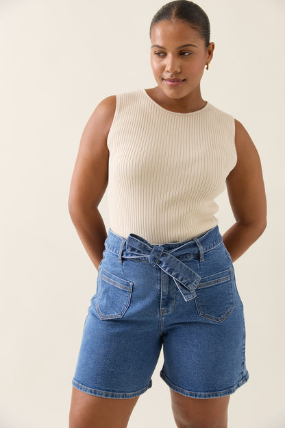 Isle Of Mine - Margot Denim Short - Denim