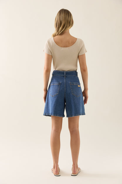 Isle Of Mine - Margot Denim Short - Denim