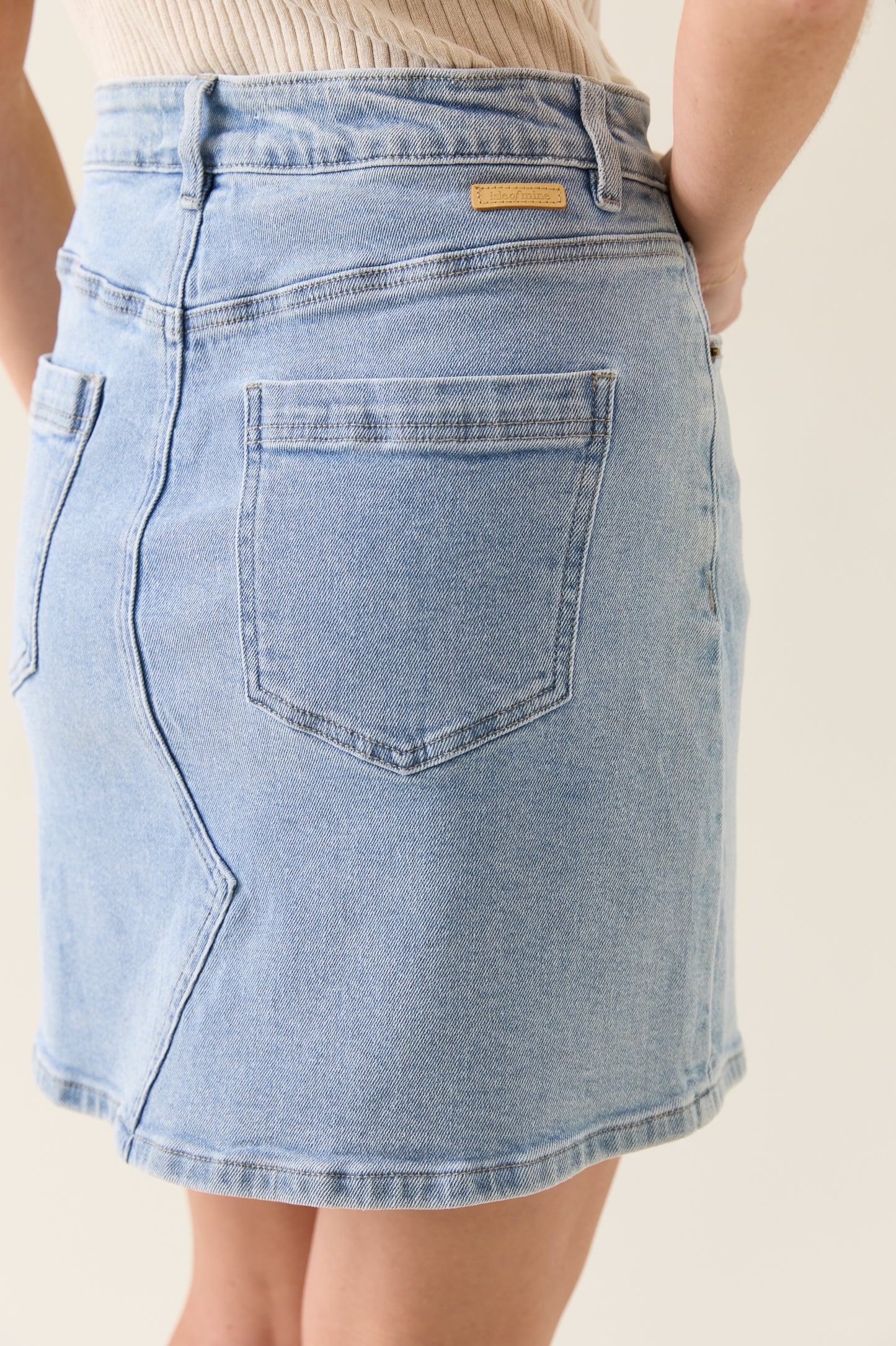 Isle Of Mine - Margot Denim Skirt - Stellar