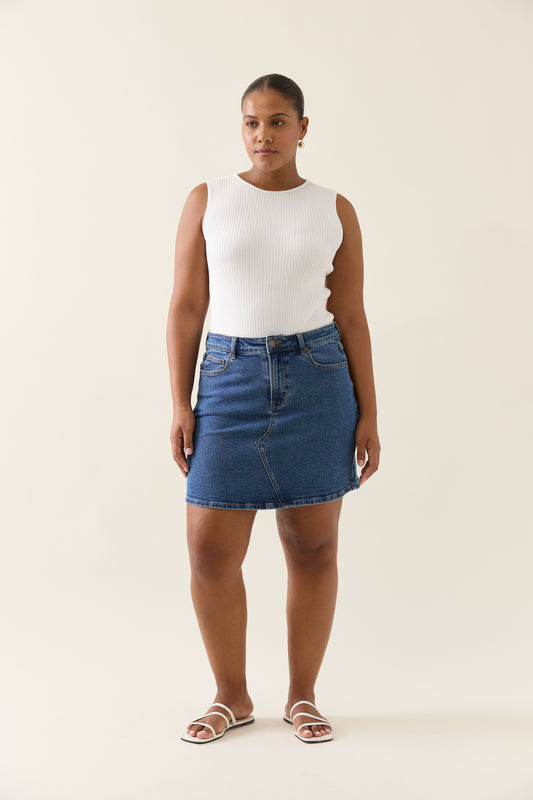 Isle Of Mine - Margot Denim Skirt - Denim