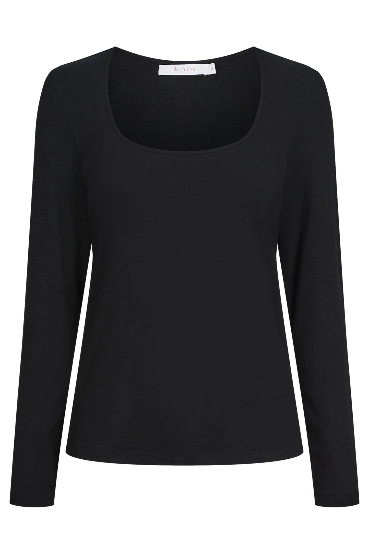 ISLE OF MINE - Naria Scoop Neck Top - Onyx